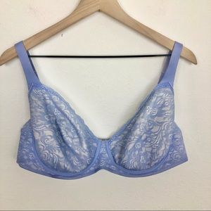 Soma Light Blue Enticing Lift Full Coverage Bra